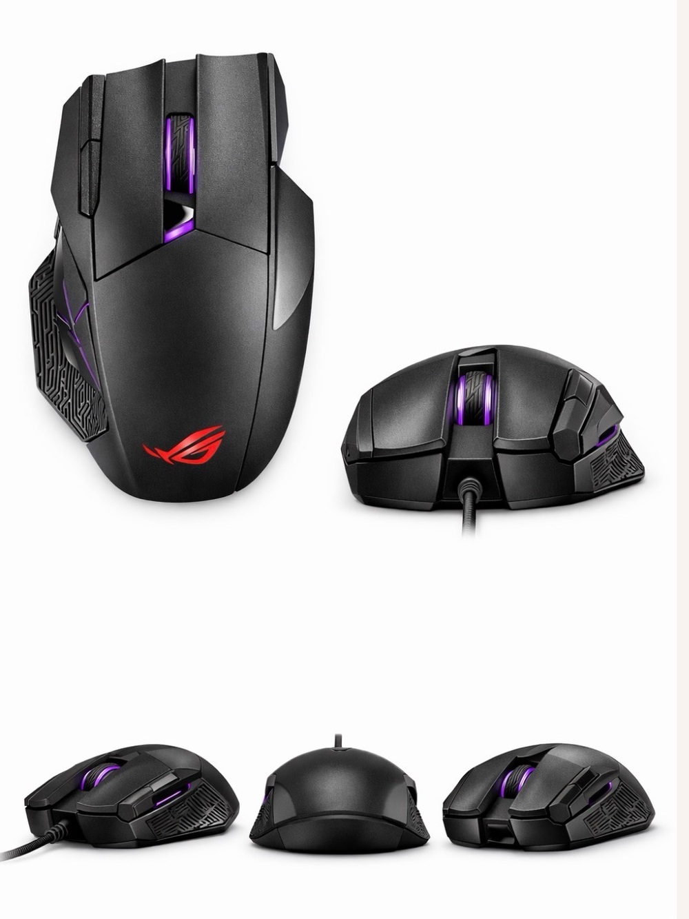 ASUS - ROG Spatha X Wireless Optical Gaming Mouse with 12 Programmable Button...